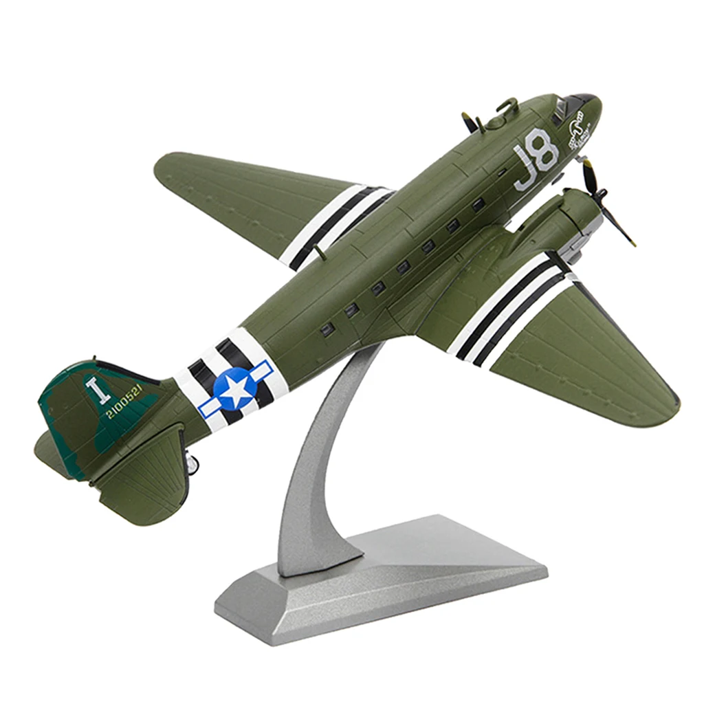 

1: 100 Die-cast Metal Airplane Toy C 47 Transport Airplane Model