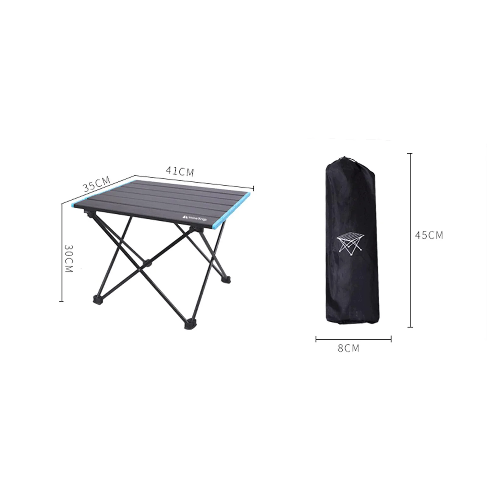 Outdoor Camping Table Portable Foldable Desk Furniture Computer Bed Aluminium Hiking Climbing Picnic Folding Tables images - 6
