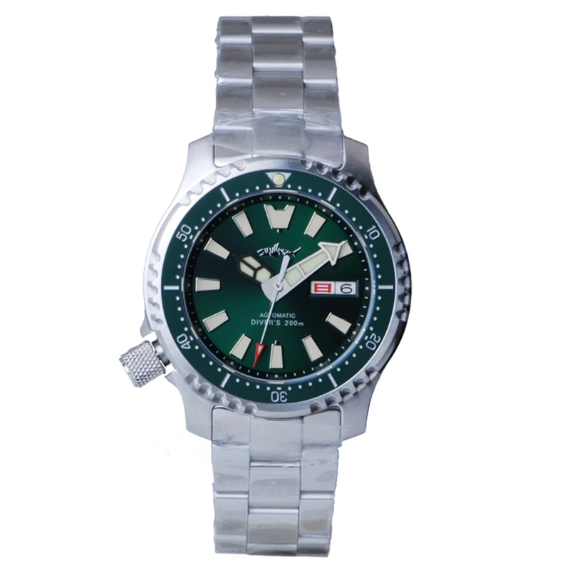 

Heimdallr 20mm Mechanical Watch Bracelet Clasp Watches for Men Automatic Luminous Diver Water Resistant 20Bar Mens Luxury Brand