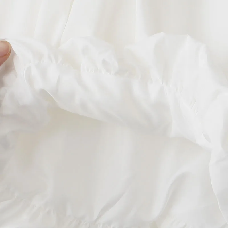 

Vintage Women Shorts Skirts Casual Korean Style Streetwear High Waist Elastic Solid Bottom Chic Loose Female Short Pants