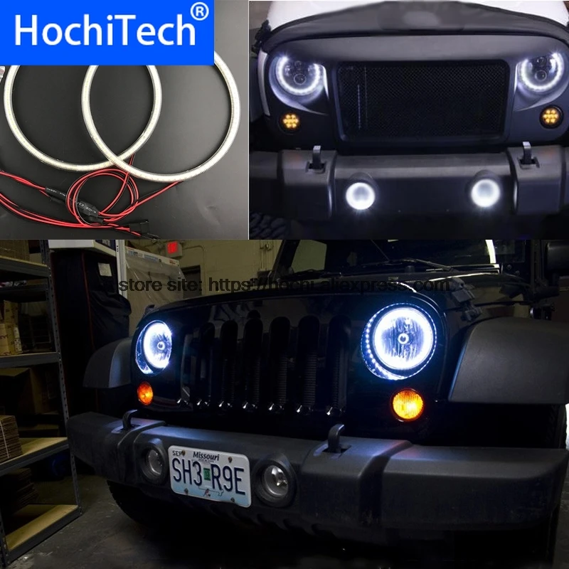 HochiTech ультра яркие красные/зеленые/Белый светодиодный глаза ангела halo Кольцо