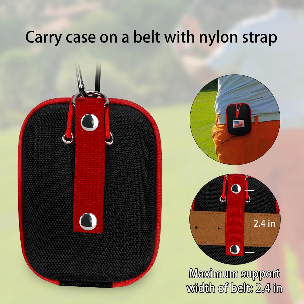 Жесткий чехол Craftsman Golf Rangefinder с карабином совместимый большинством