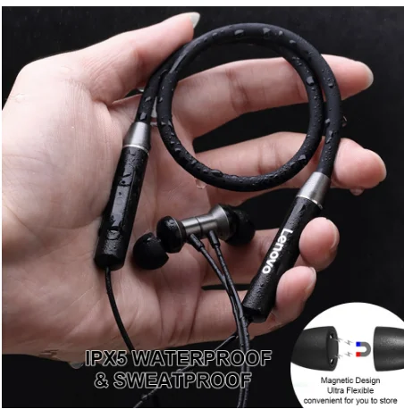 Оригинальные наушники Lenovo He05 Bluetooth 0 6 m беспроводные BT5.0 спортивная