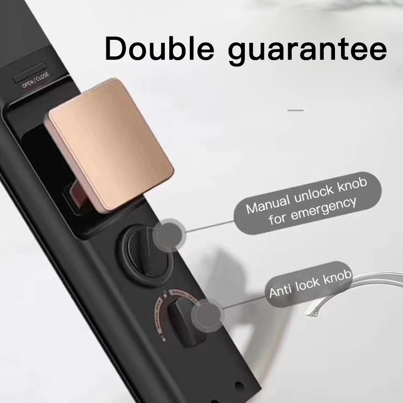 Obawa Intelligent Electronic Lock Biometric Fingerprint Door Safe Mortise Verification With digital code/key/IC card | Безопасность и