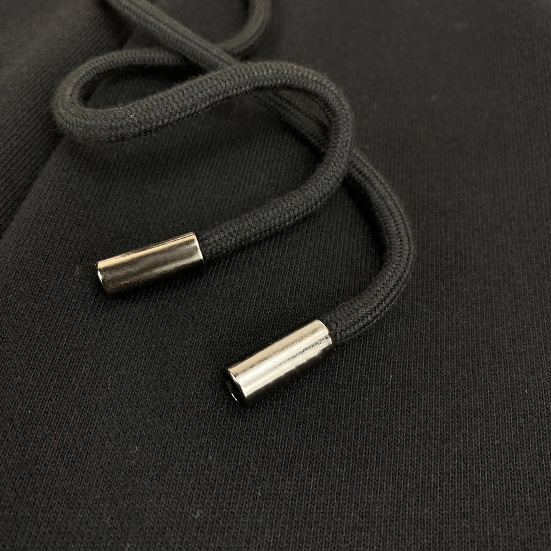 

20021 new style pure black zipper pocket couple pants casual outdoor jogging sports pants men