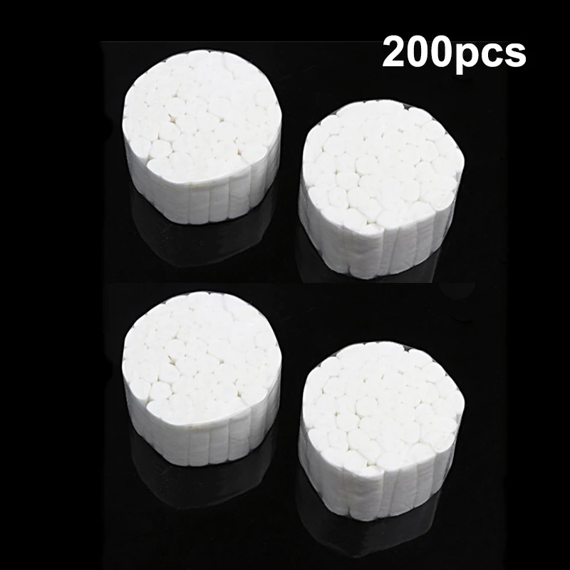 200 шт/4 сумки стоматологический Хлопок рулон хирургический хлопок рулоны 100%