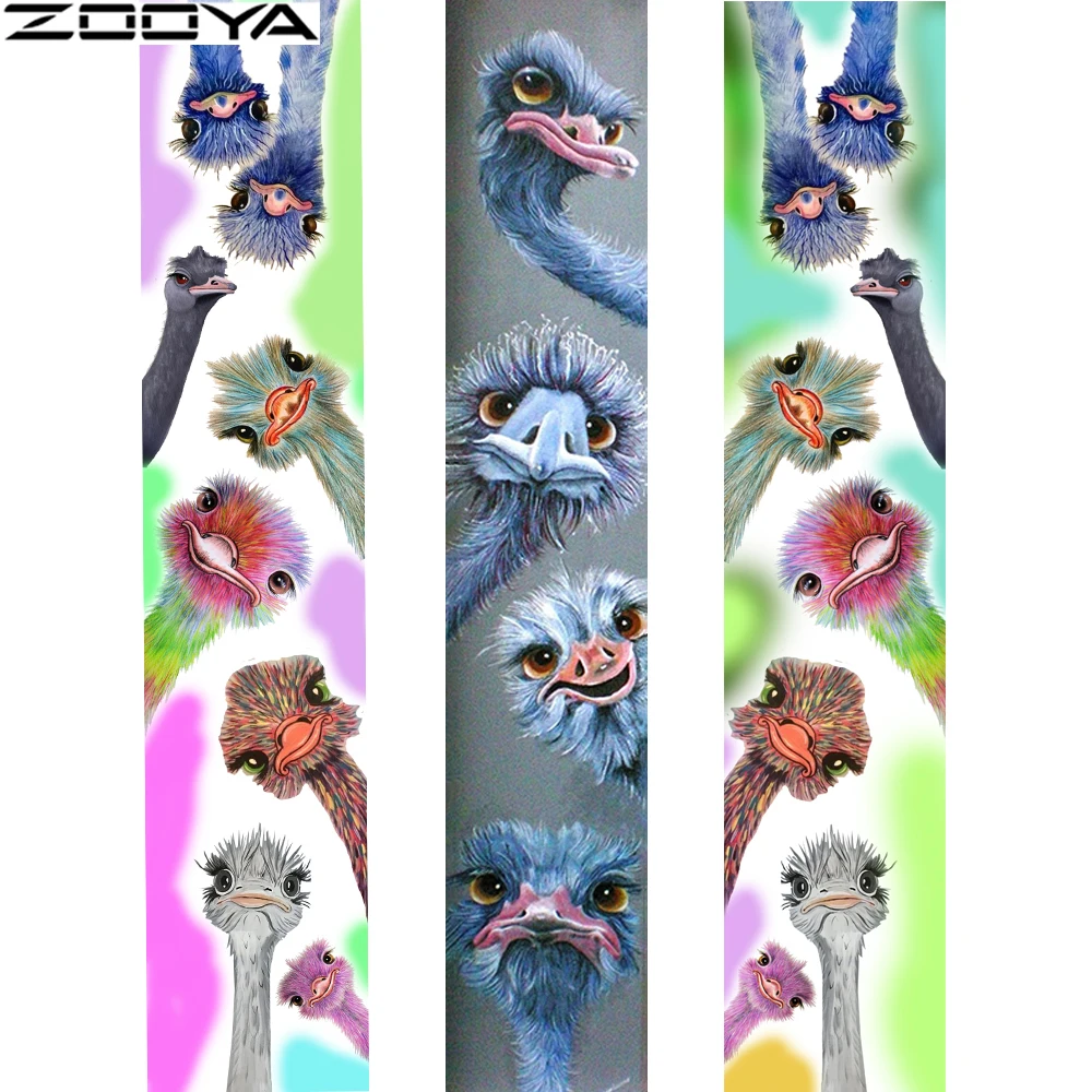 ZOOYA полный квадрат/круглая дрель 5D DIY Алмазная картина &quotCrazy ostrich&quot 3D вышивка