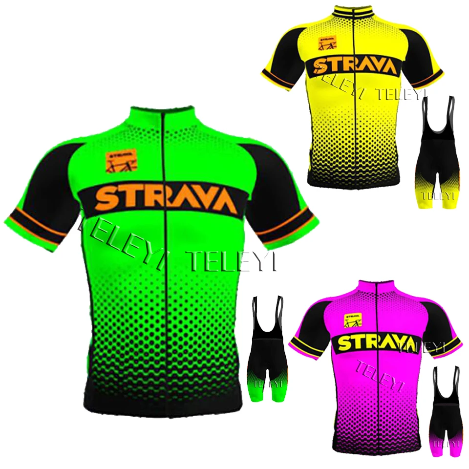 Джерси для велоспорта STRAVA 2020 Мужская короткая Ropa Ciclismo Hombre велосипедная одежда