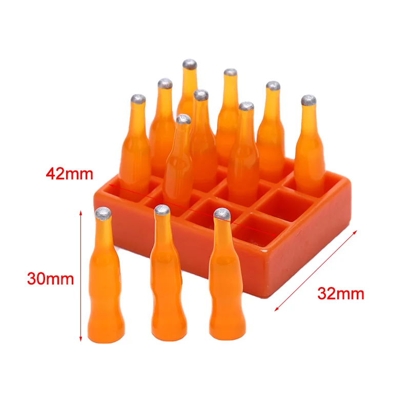 

New 1 Dozen 12 Bottles Dollhouse Miniature Soda Coke Milk Model Drink Play Kitchen Doll Food For Blyth Doll Toys