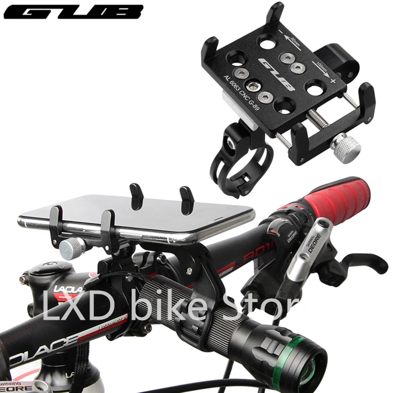 

GUB G89 G-89 Phone Mount Bicycle Stem Install Smart Cell Phone Bracket Camera Headlight LED Torch Holder MTB Telephone Bracket