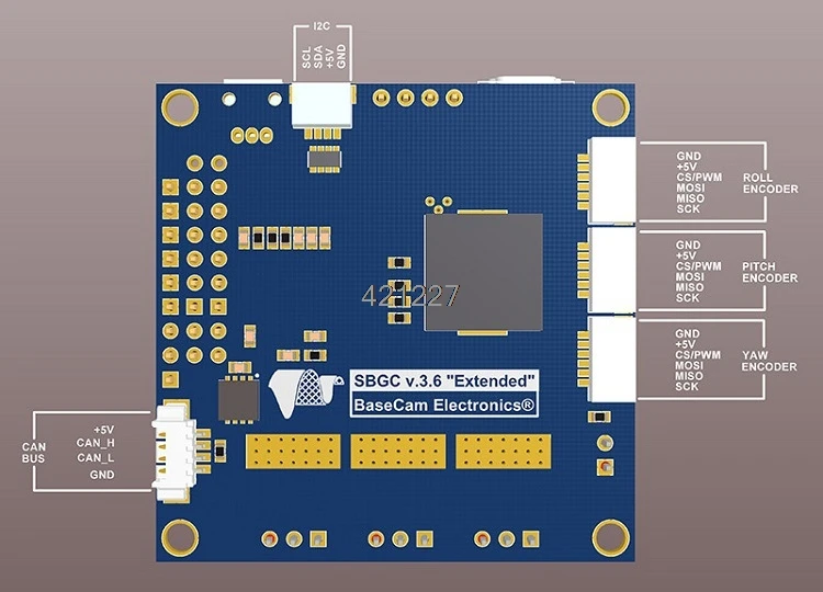 Iflight Ipower AlexMos 32-разрядный Расширенный BGC GM2804H-100T GM2804 бесщеточный двигатель с