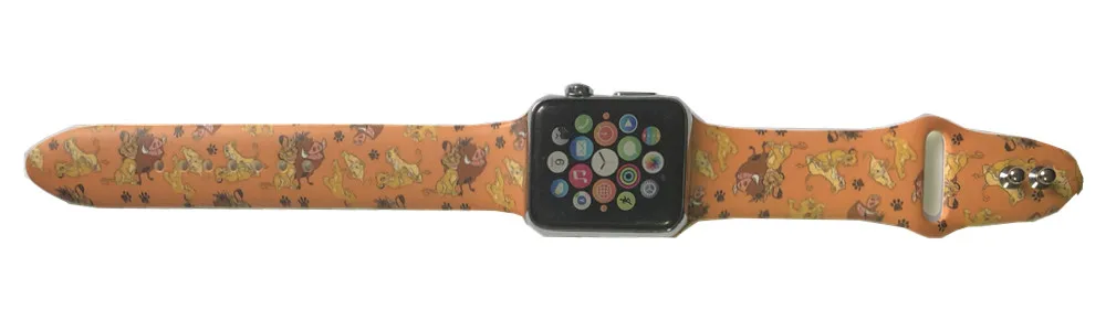 Силиконовый спортивный ремешок YUKIRIN с Микки-Маусом для Apple Watch, серия 4, 3, 2, 1, ремешок для iWatch, для девочек 38, 42 мм, 40, 44 мм