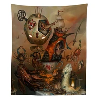 Pop Surrealism Fantasy Art Amazing Journey The Guardians Wall Hanging Tapestry For Bedroom Living Room Dorm Decor
