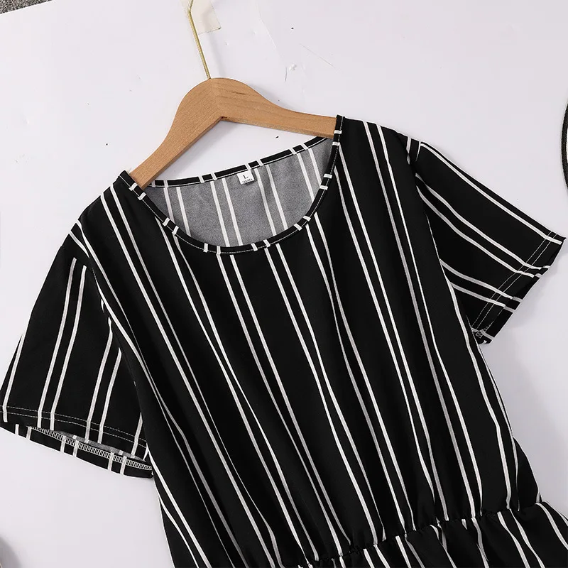 Женское свободное шифоновое платье ZQLZ повседневное плиссированное средней