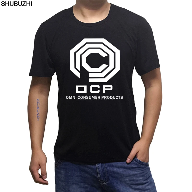Классическая футболка Robocop OCP с логотипом фильма принт ED209 ретро винтажный