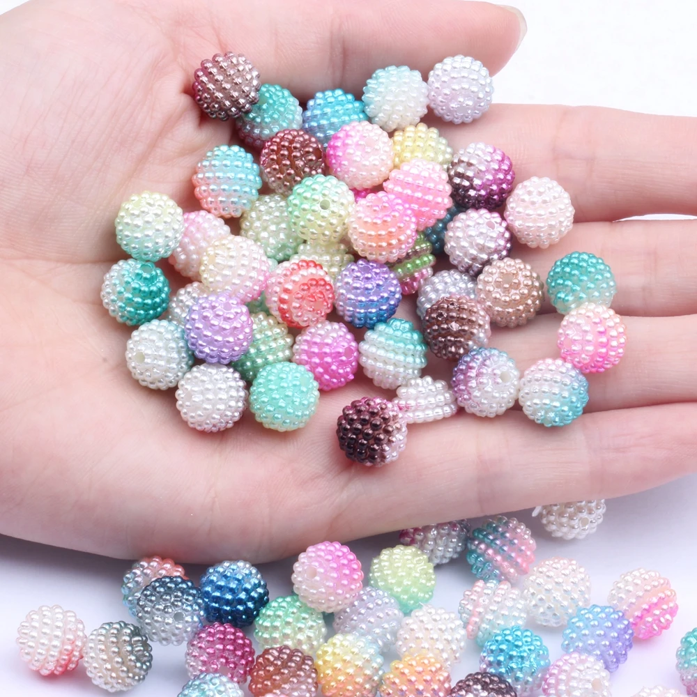 20/200 шт 10 мм Разноцветные душистый перфорация жемчужные бусы круглое отверстие