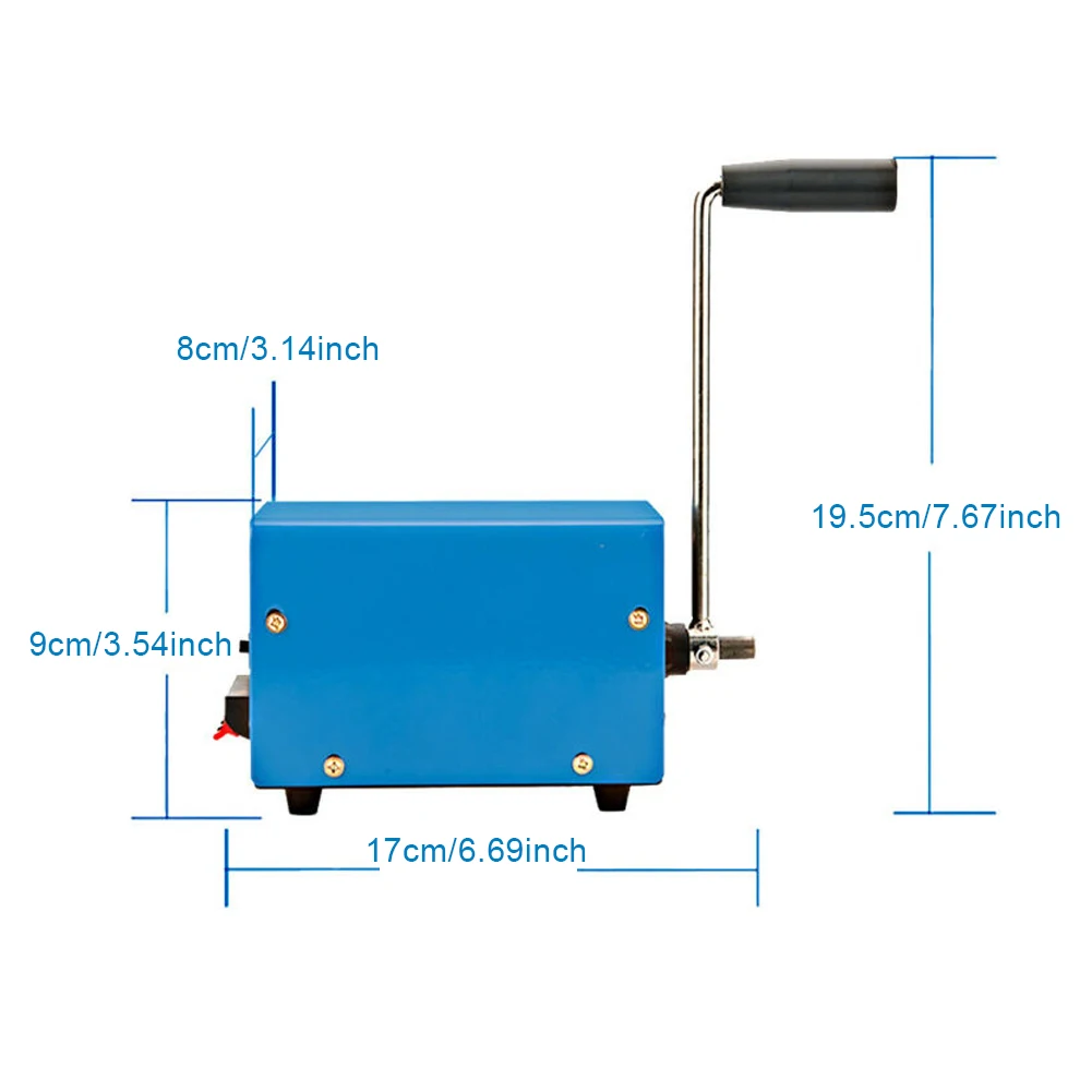 

High Power Dynamo Charger Portable Emergency Hand Power Hand Crank USB Charging Emergency Survival Generator