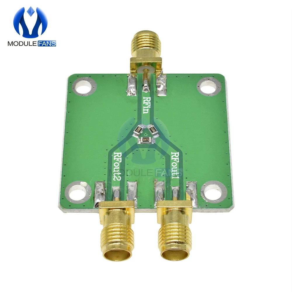 6dB 1 Minute 2 5G RF Microwave Resistor Power Distributor Microwave Module Board Power Splitter Radio Frequency Divider SMA-K