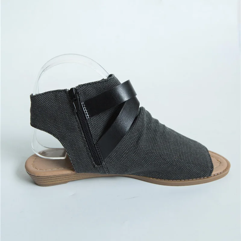 Женские сандалии размера плюс Большие размеры 36 42 Женская обувь на танкетке