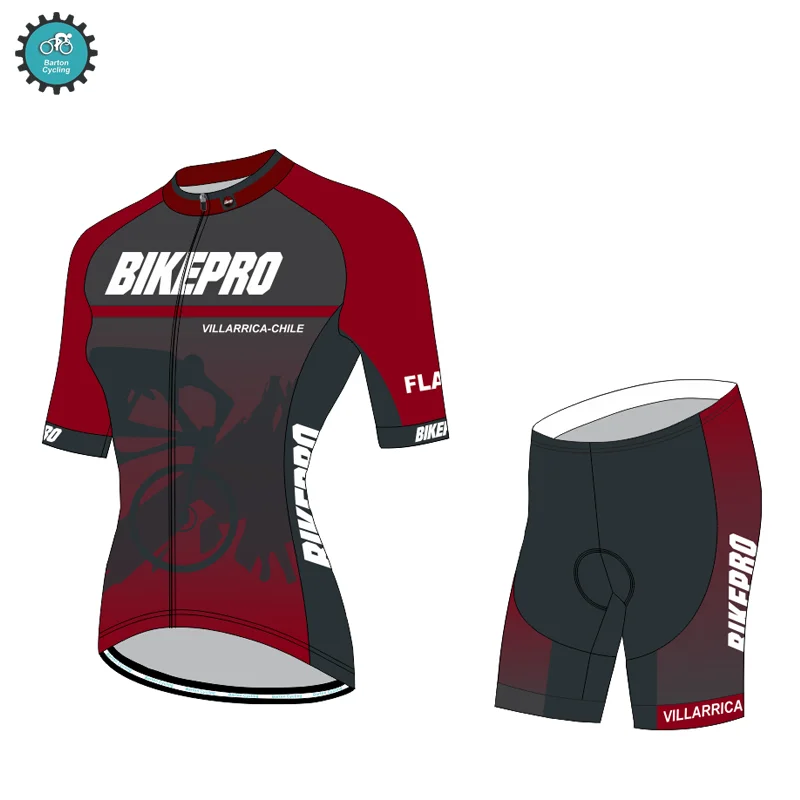 

Barton Cycling Brand Competition Grade Quality Custom Cycling Set Short Sleeve Cycling Jerseys Gel Pad Bib Shorts Cycling Kit