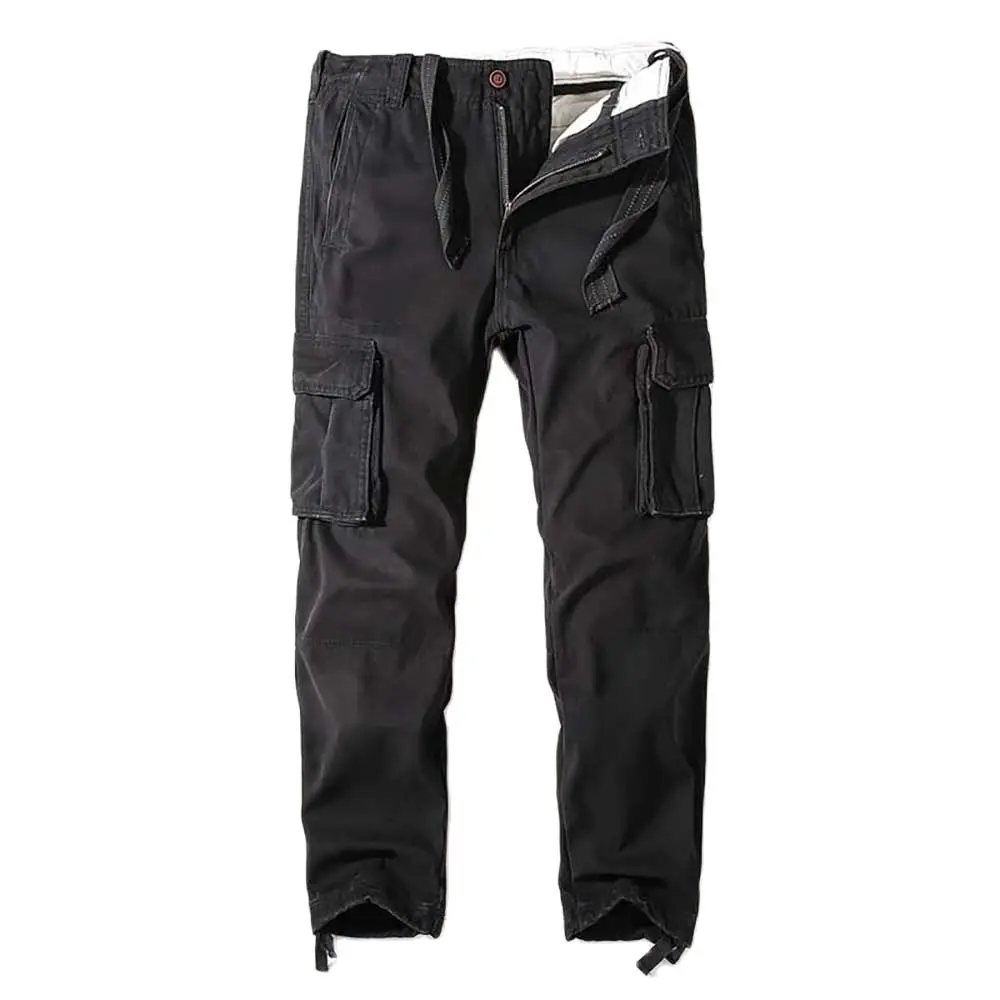 Брюки карго мужские теплые повседневные камуфляжные штаны Свободные мешковатые