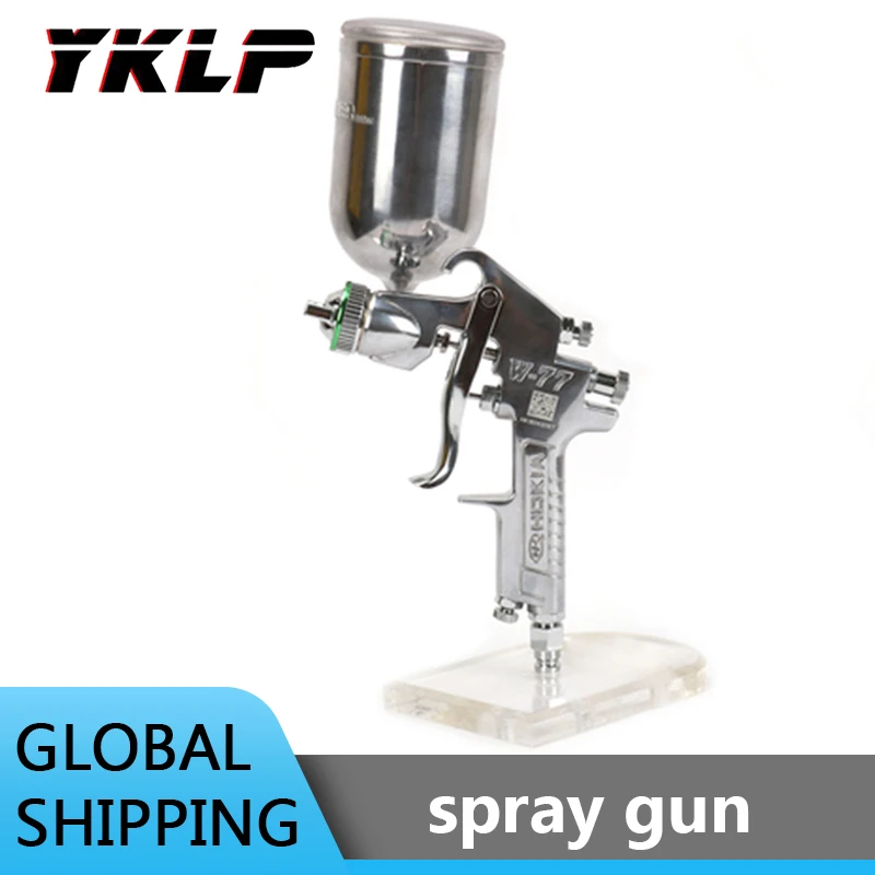 

400cc Air Gravity Feed Tank HVLP Spray Gun 2mm 2.5mm 3mm Nozzle
