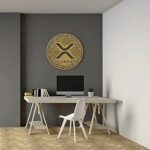 

Etgshop Metal Wall Decor Crypto Currency Wall Art Model (27x27, XRP Gold)