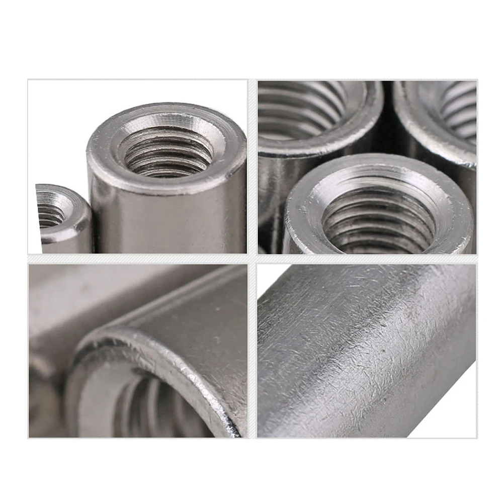 Круглые муфты гайки из нержавеющей стали A2 оснастка M14 M16 соединительная гайка