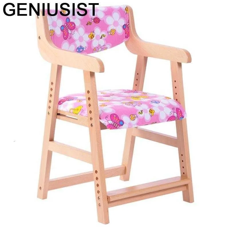 

For Pour Pouf Meuble Tabouret Mueble Infantil Meble Dzieciece Wood Baby Adjustable Chaise Enfant Children Furniture Kids Chair