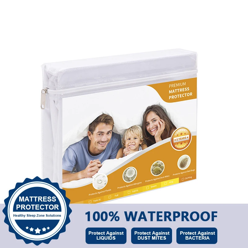 2020 твердый водонепроницаемый чехол для матраса с эластичной резинкой дышащий на