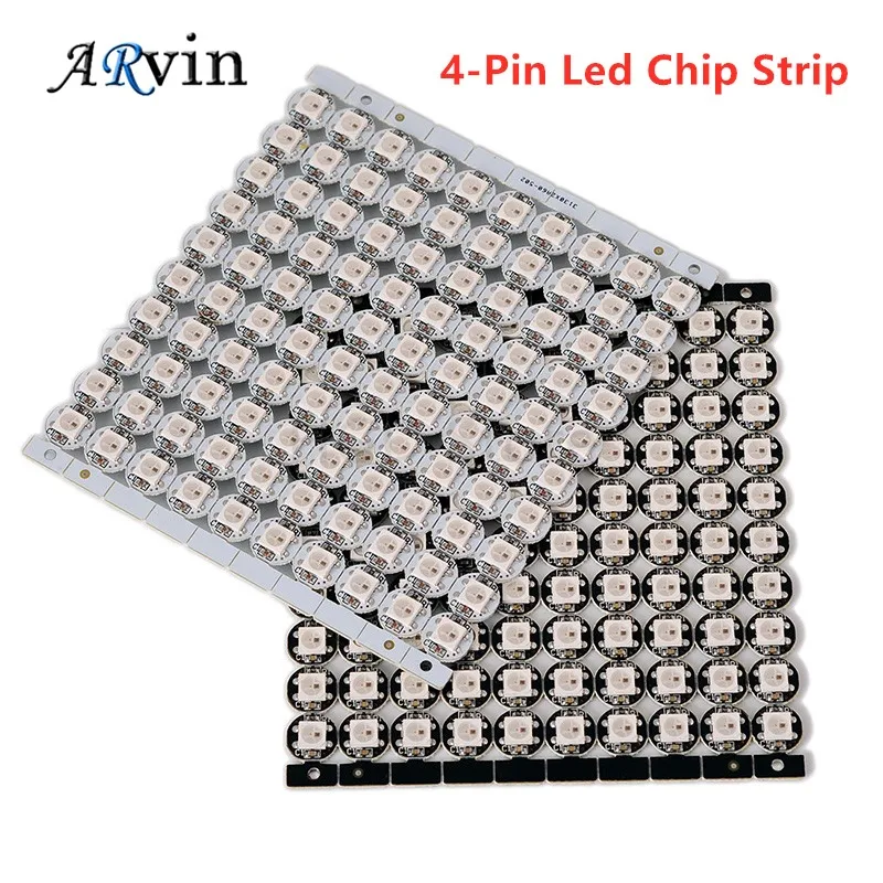 10 ~ 200 шт. WS2812B WS2812 4-контактный светодиодный чип и радиатор DC5V 50smd RGB WS2811 IC
