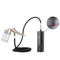 tm80s mk200 new design airbrush with compressor barber nail model car wireless dual action paint spray gun kit