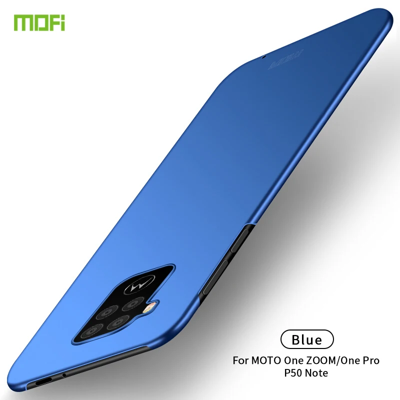 Для Motorola Moto P50 Note чехол MOFI Жесткий pc чехол для Motorola Moto P50 Note One Zoom One Pro Чехол Для Телефона