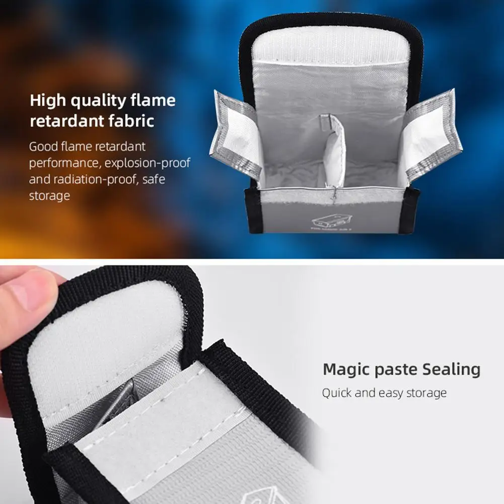

Explosion-Proof Battery Safe Bag Fireproof Protection Bag Storage Pouch For DJI Mavic Air 2