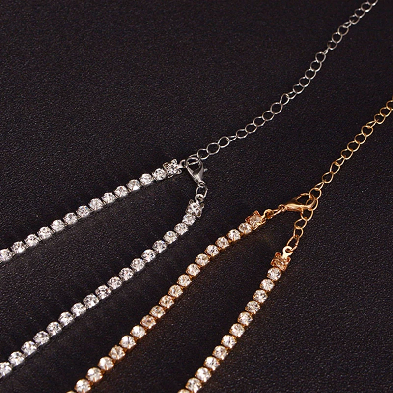 1 Pcs Bohemian Women Body Chain Round Crystal Belly Waistband Gold Silver Color Necklace Bikini Beach Party Jewelry |