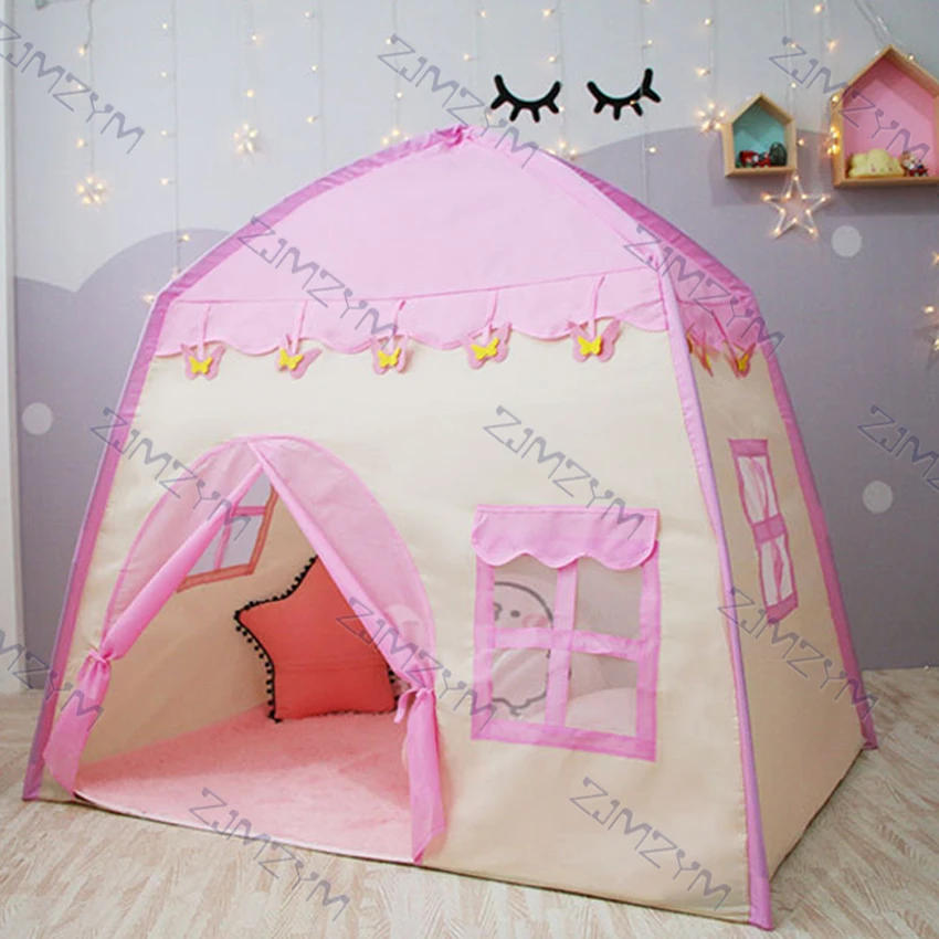 Палатка для детей разных цветов розовый домик хранения игрушек мальчиков и