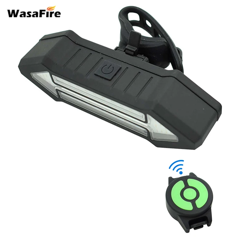 

Задний светодиодный велосипедный фонарь WasaFire, задний фонарь для руля с USB-зарядкой и дистанционным управлением