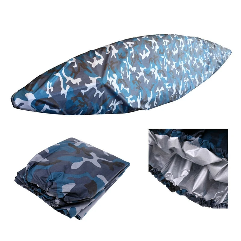 

Kayak Canoe Waterproof Cover Storage Dust Cover Sunblock Shield for 3.6-4M Kayak Boat Canoe Fishing Boat Rowing Shell