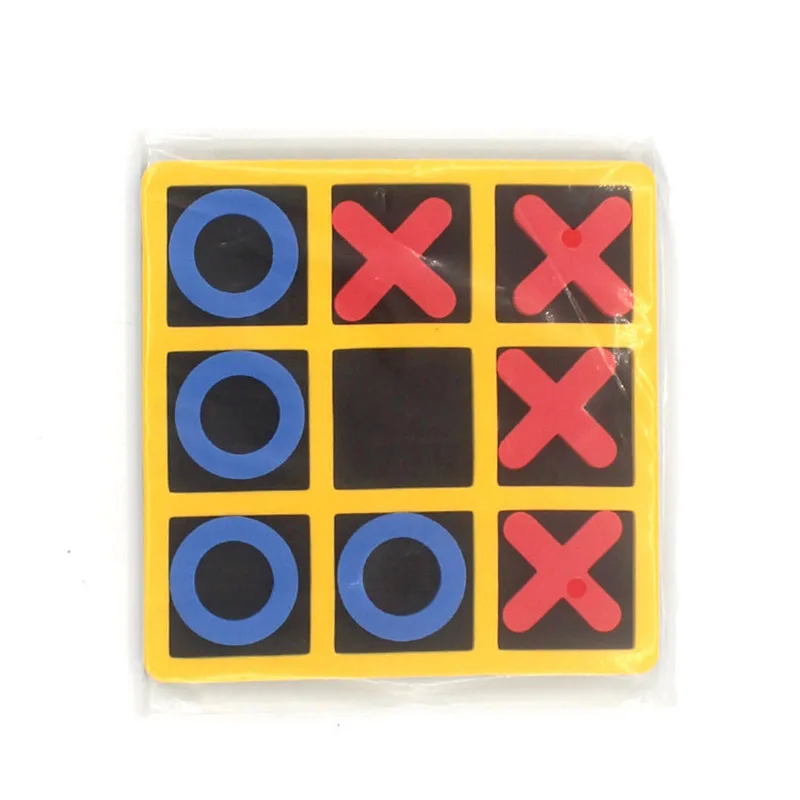 

Child Leisure OX Tic-Tac-Toe Chess Board Toy Eva Triple Chess Winning Match Parent-Child Interaction Education Puzzle Board Game