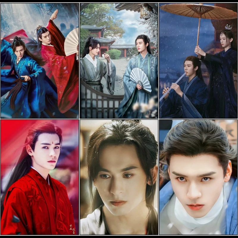 

Chinese TV Show Shan He Ling Poster Word Of Honor Diamond Painting Cross Stitch Kit Full Drills Art Craft For Home Decor