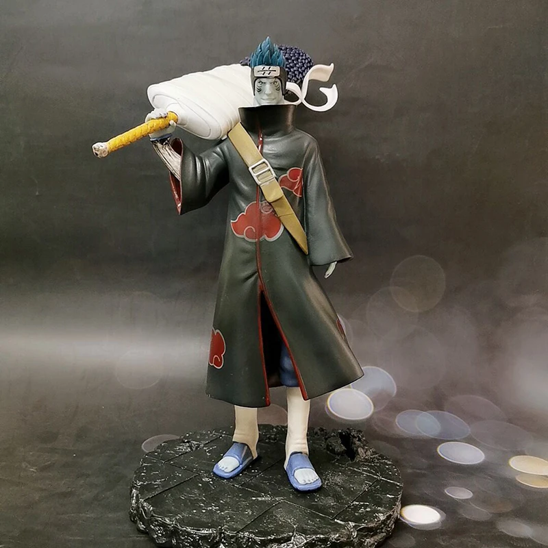 Shippuden GK Akatsuki Hoshigaki Kisame Акула Может парень фигурка кольцо Коллекционная модель