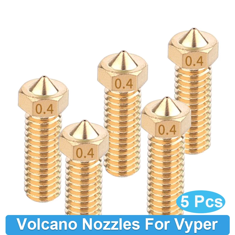 Форсунка для 3D-принтера Volcano латунные форсунки Anycubic Vyper экструдера E3D Hotend M6 |