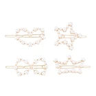 Модная новинка, ювелирное изделие, Имитация Жемчуга Шпилька геометрическое моделирование оптовая продажа украшения для волос, аксессуары для волос, аксессуары