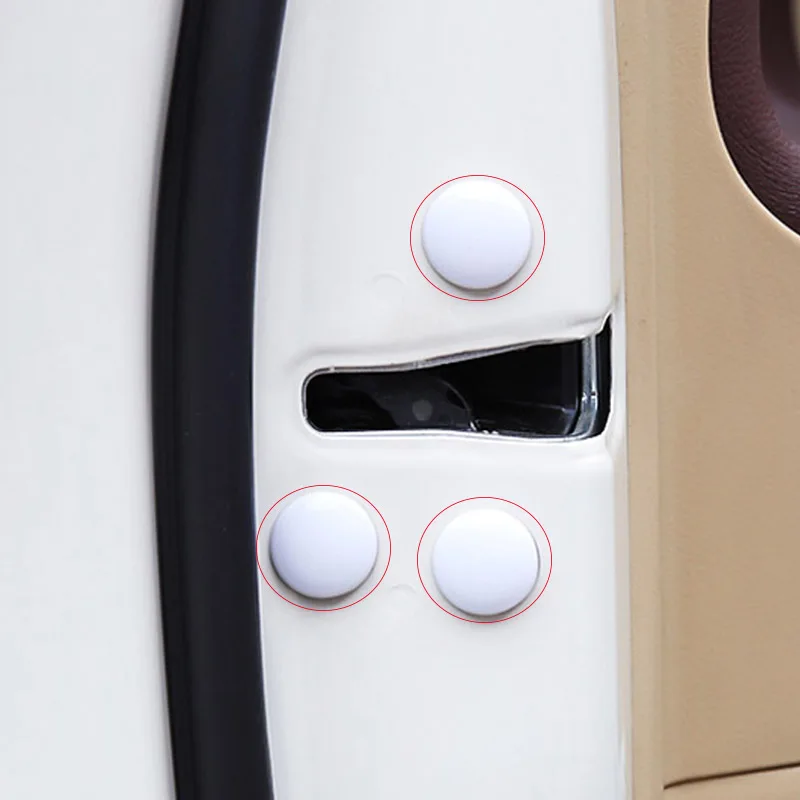 12 шт. автомобильная дверная Блокировка винтовая защита наклейка крышка от