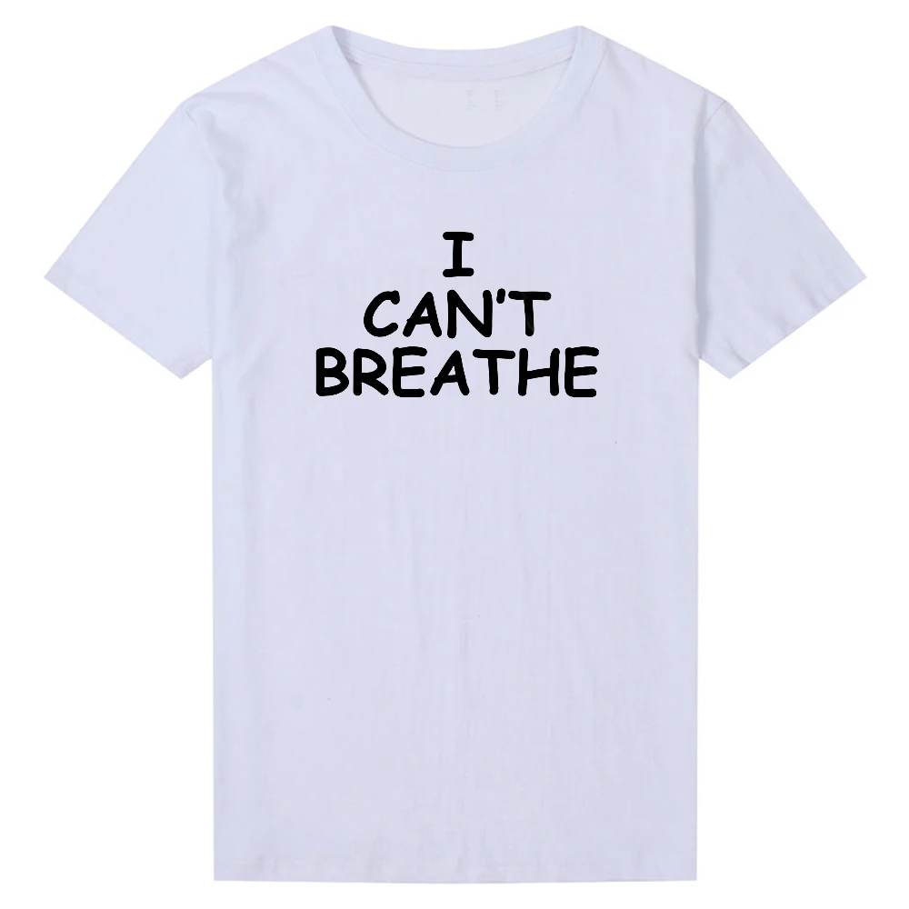 

I Can't Breathe Print Tshirt Women Cotton Causal Funny T Shirts Lady Tops Streetwear Black Lives Matter T Shirt Hipster Grunge