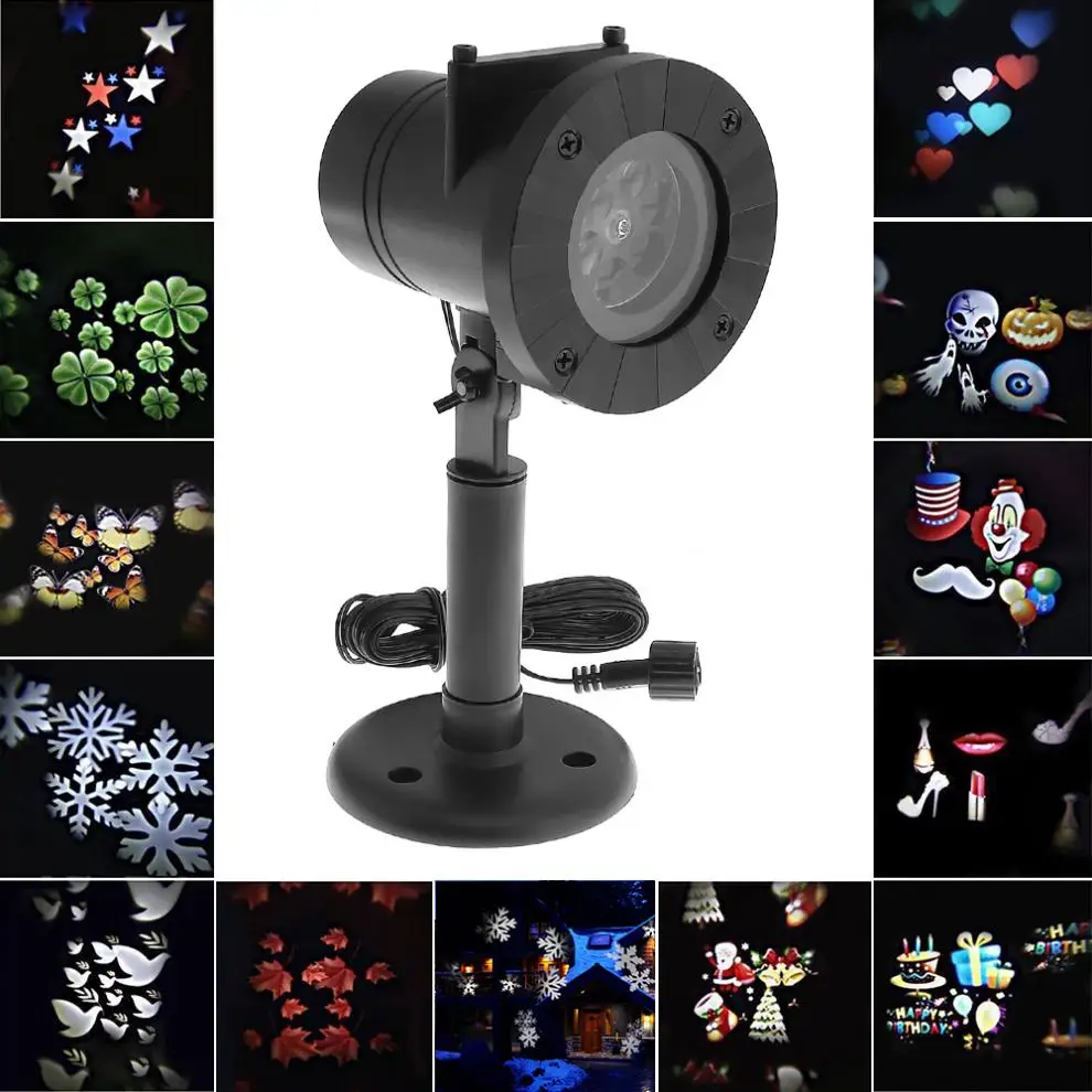 Сценический светильник s Водонепроницаемый напольный 12 горка Рождественский