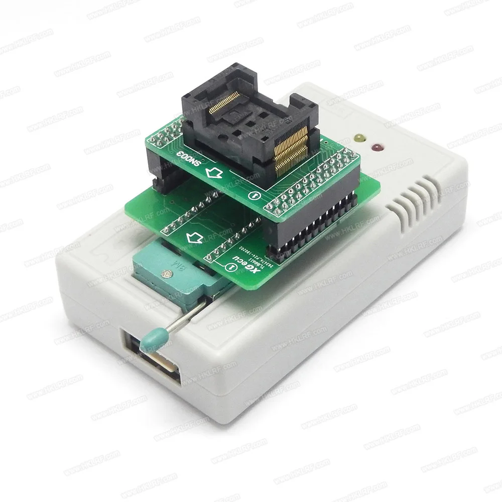 Универсальный USB программатор Minipro TL866II PLUS с 19 адаптерами лучше чем TL866A