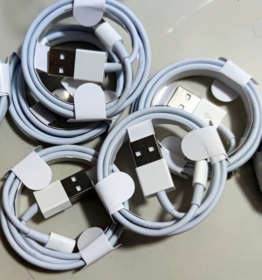 

20Pcs USB Charger Cable For i Xs Max Xr X 8 7 6 Plus Data Charging Cord Work New System High Quality Factory Sales