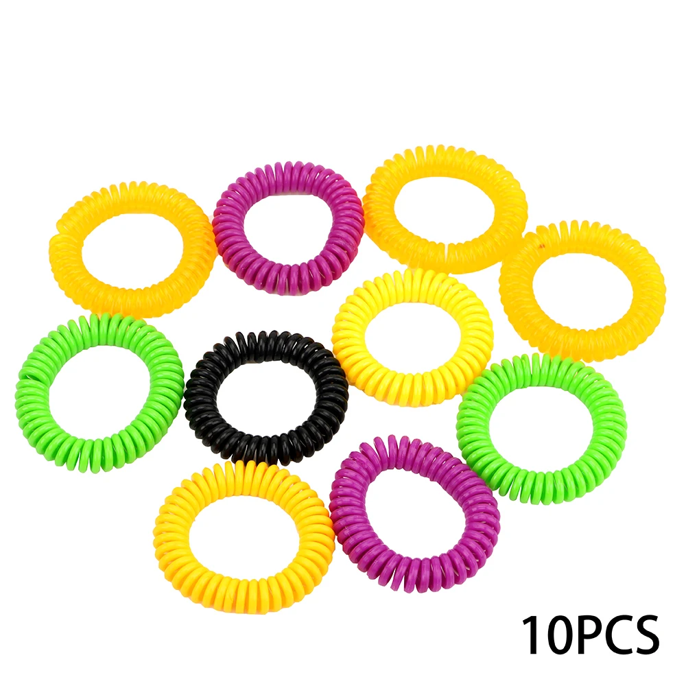 

Repellent Bracelets Insect Protection Multicolor Pest Control Bracelets 10Pcs/set Anti Mosquito For Campings Outdoors