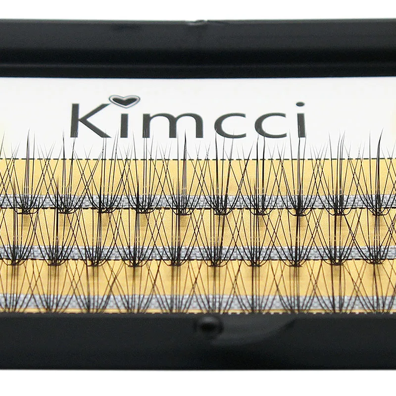 Натуральные длинные Индивидуальные Накладные ресницы Kimcci кластер накладных